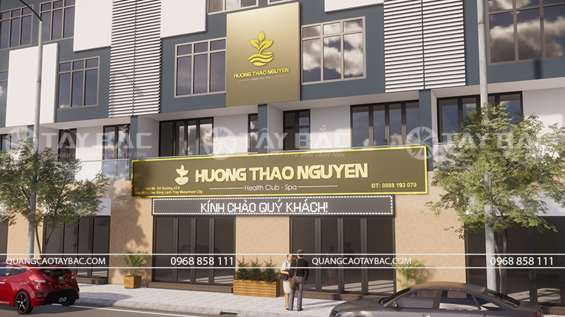 Biển quảng cáo spa Hương Thảo Nguyên