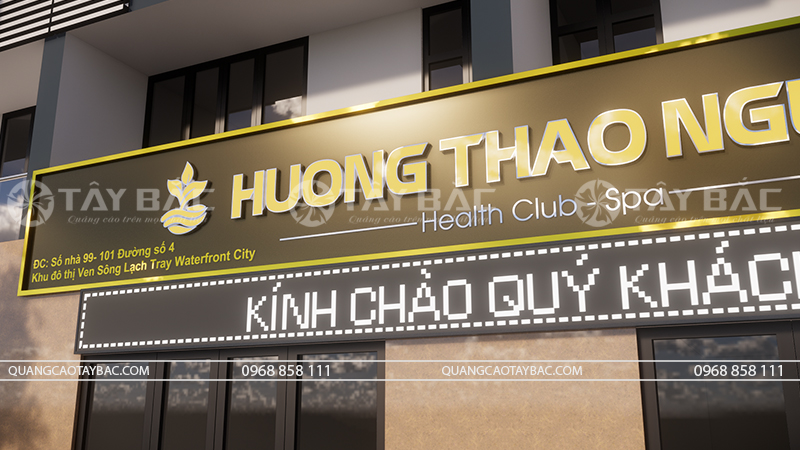 Biển quảng cáo spa Hương Thảo Nguyên
