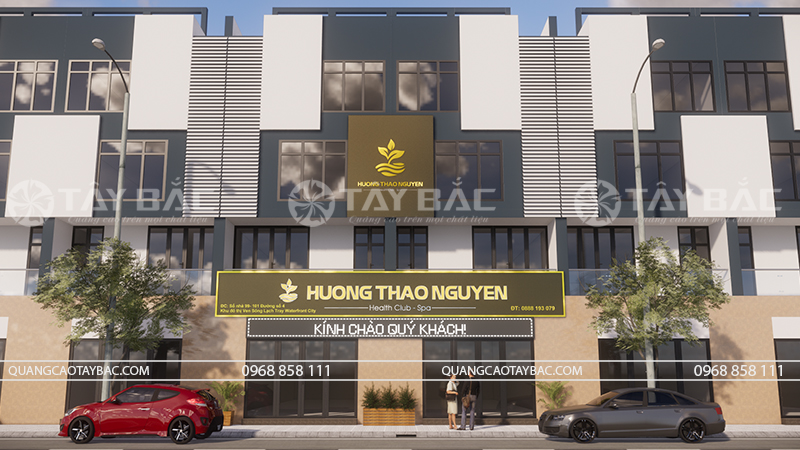 Biển quảng cáo spa Hương Thảo Nguyên