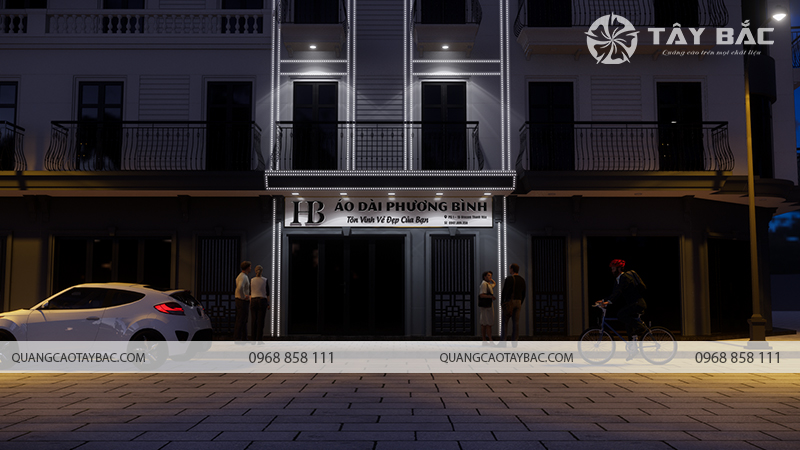 Biển quảng cáo áo dài Phương Bình