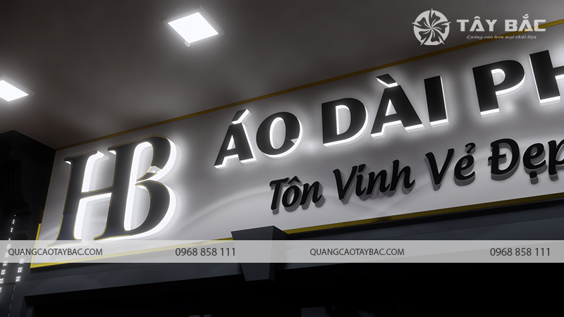 Biển quảng cáo áo dài Phương Bình
