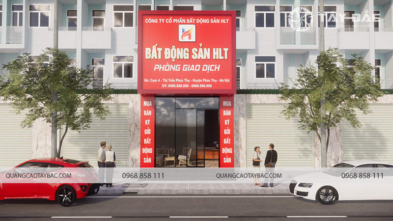 Biển quảng cáo bất động sản HLT