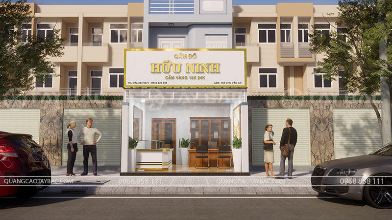 Biển hiệu cầm đồ Hữu Ninh