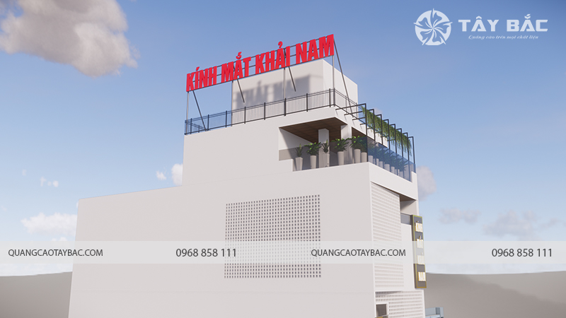 Biển quảng cáo kinh mắt Khải Nam Optic