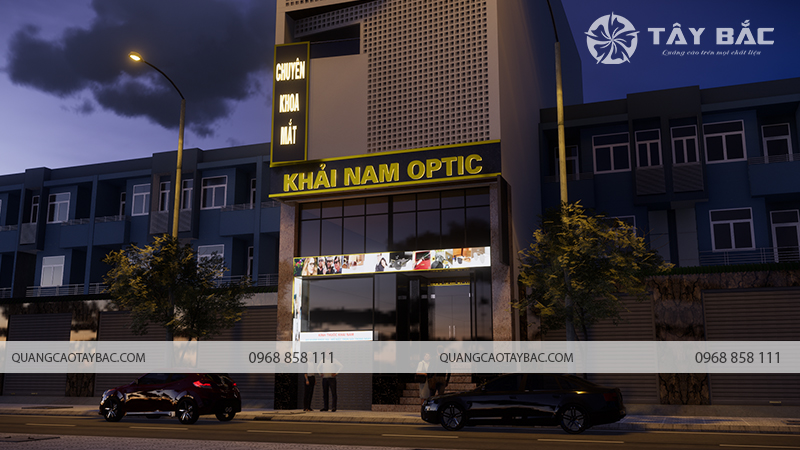 Biển quảng cáo kinh mắt Khải Nam Optic