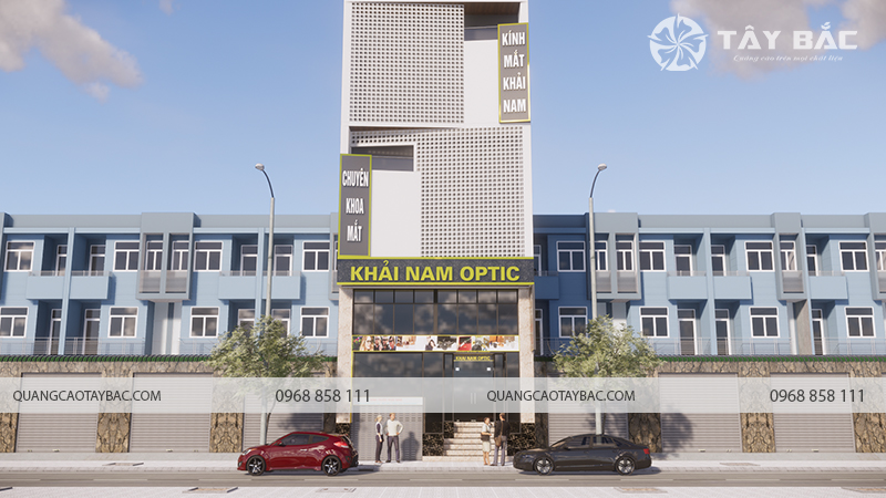 Biển quảng cáo kinh mắt Khải Nam Optic