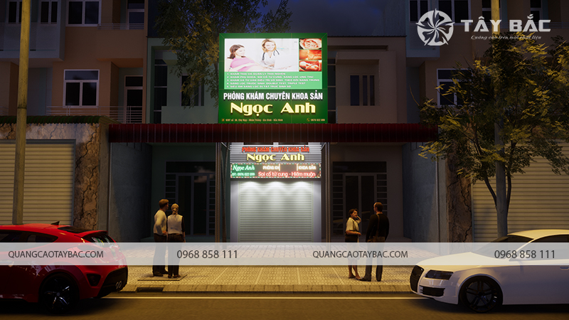 Biển hiệu phòng khám Ngọc Anh