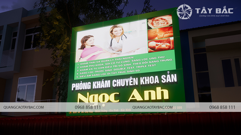 Biển hiệu phòng khám Ngọc Anh
