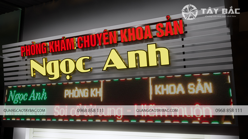 Biển hiệu phòng khám Ngọc Anh