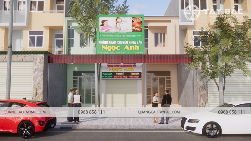 Biển hiệu phòng khám Ngọc Anh