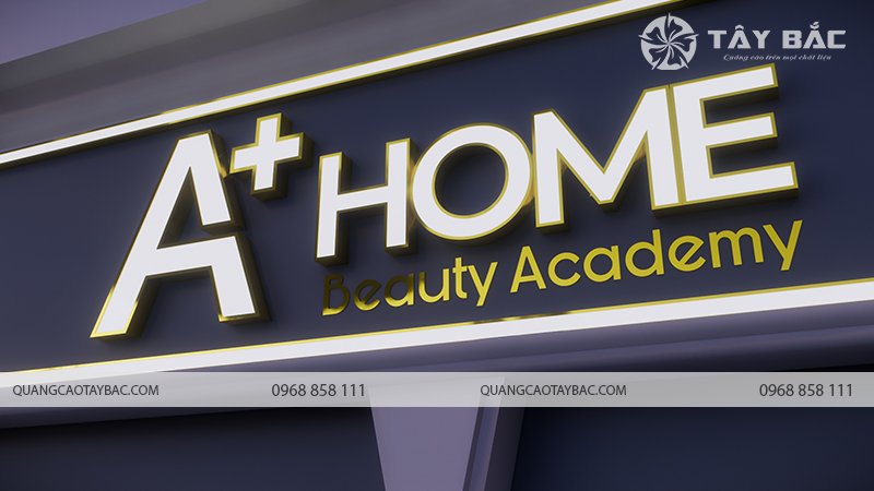 Biển quảng cáo Beaty academy A