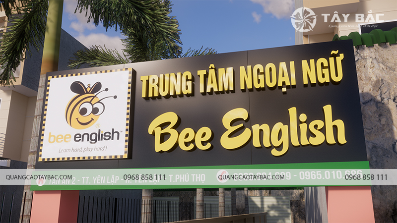 Biển hiệu anh ngữ Bee English.