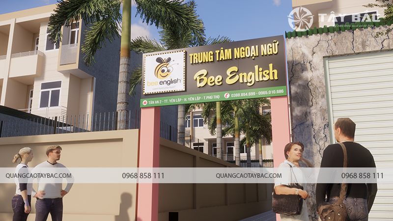 Biển hiệu anh ngữ Bee English.
