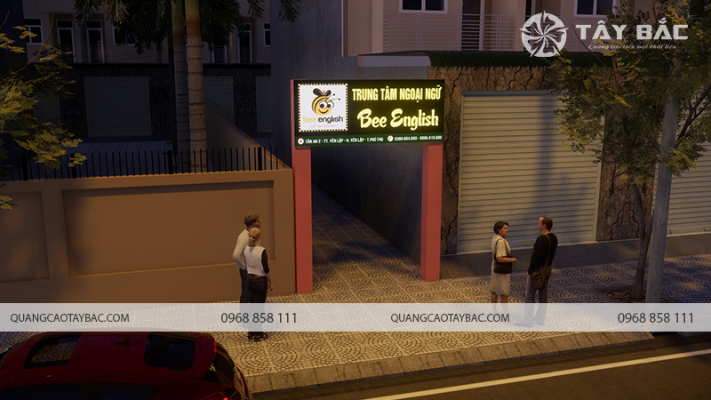 Biển hiệu anh ngữ Bee English.