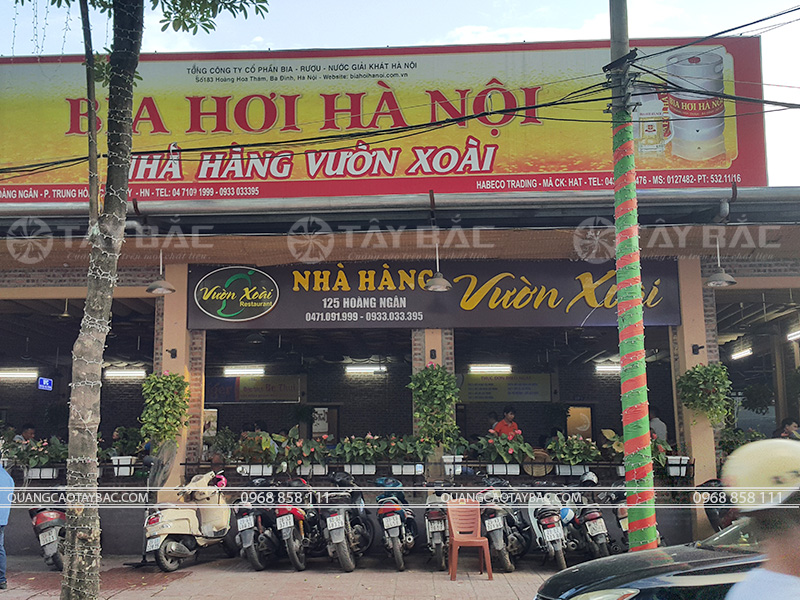 Biển bạt bia hà nội