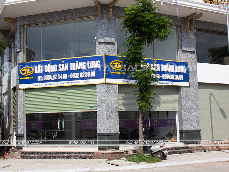 Biển quảng cáo bất động sản Thăng Long