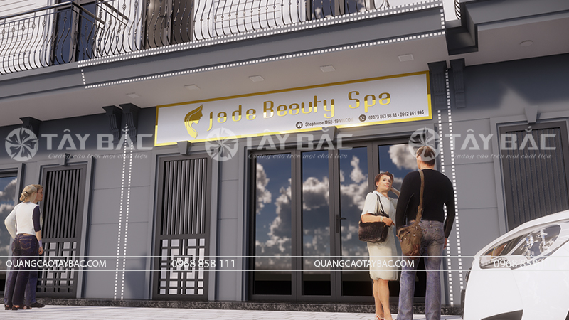 Biển quảng cáo spa beauty Jade