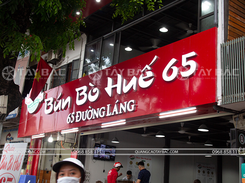 Biển quảng cáo bún bò Huế 65