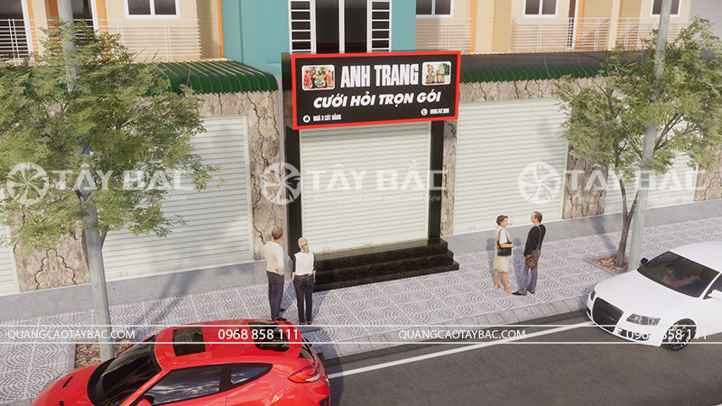 Biển hiệu dịch vụ cưới hỏi Anh Trang