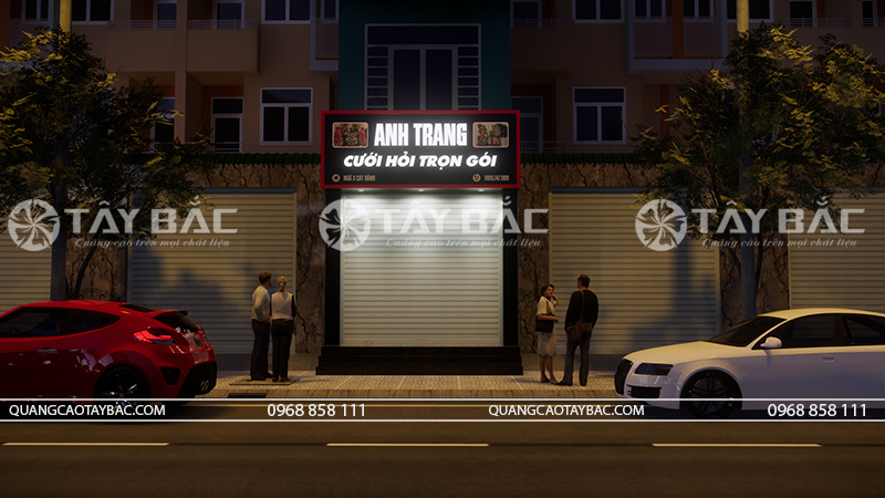 Biển hiệu dịch vụ cưới hỏi Anh Trang
