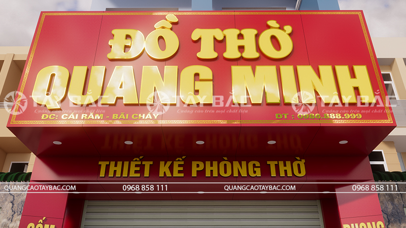 Biển hiệu đồ thờ Quang Minh