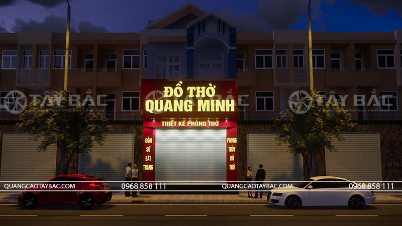 Biển hiệu đồ thờ Quang Minh
