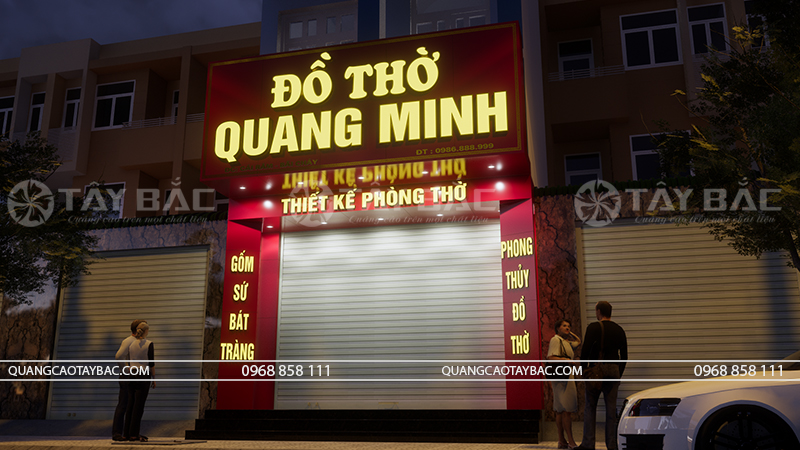 Biển hiệu đồ thờ Quang Minh