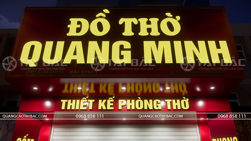 Biển hiệu đồ thờ Quang Minh
