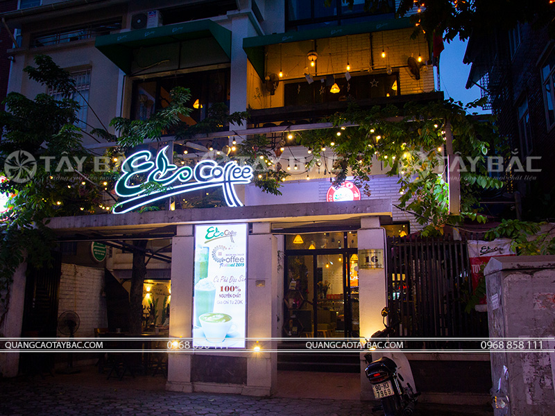 Biển quảng cáo Eco coffee