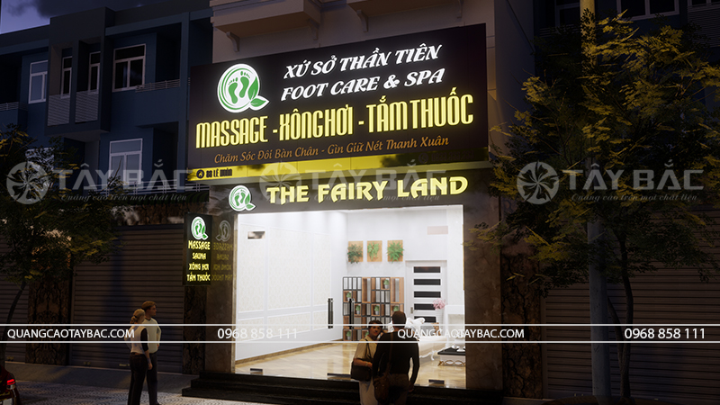 Biển quảng cáo massage Fairy land