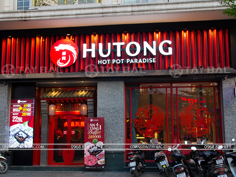 Biển quảng cáo nhà hàng Hutong