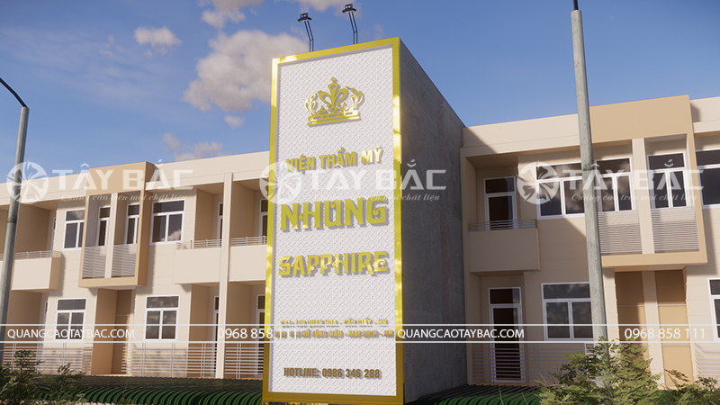 Biển quảng cáo thẩm mỹ viện Nhung