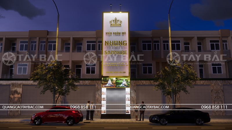 Biển quảng cáo thẩm mỹ viện Nhung