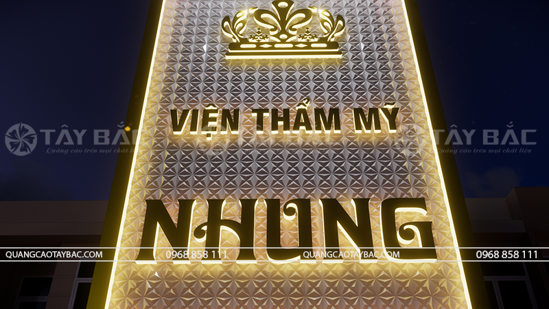 Biển quảng cáo thẩm mỹ viện Nhung