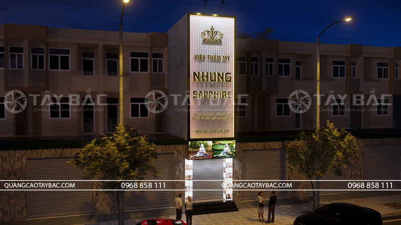 Biển quảng cáo thẩm mỹ viện Nhung