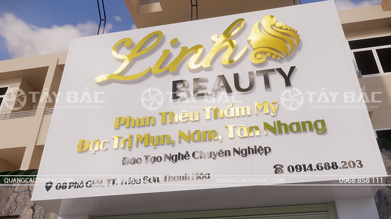 Biển hiệu quảng cáo spa Linh