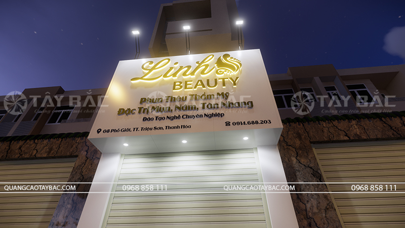 Biển hiệu quảng cáo spa Linh
