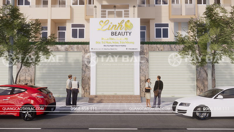 Biển hiệu quảng cáo spa Linh
