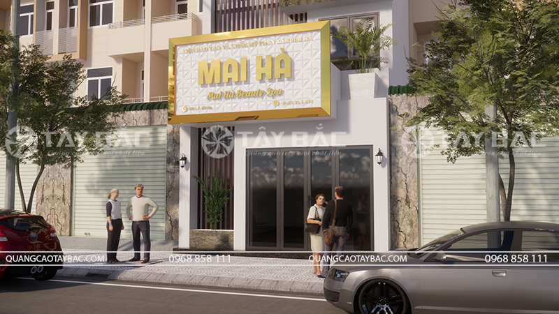 Biển quảng cáo spa Mai Hà