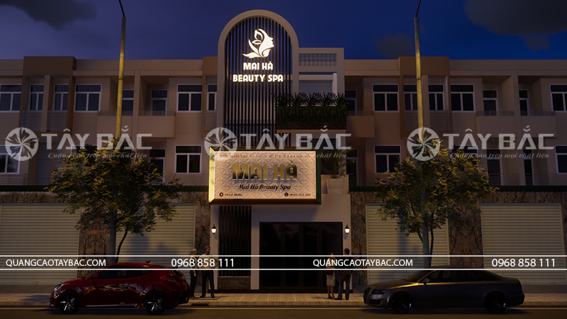 Biển quảng cáo spa Mai Hà