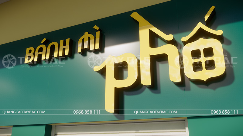 Biển quảng cáo bánh mỳ Phố