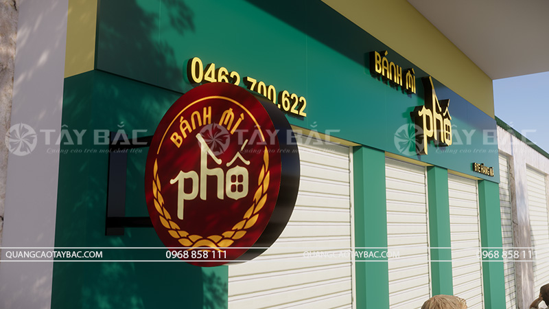 Biển quảng cáo bánh mỳ Phố