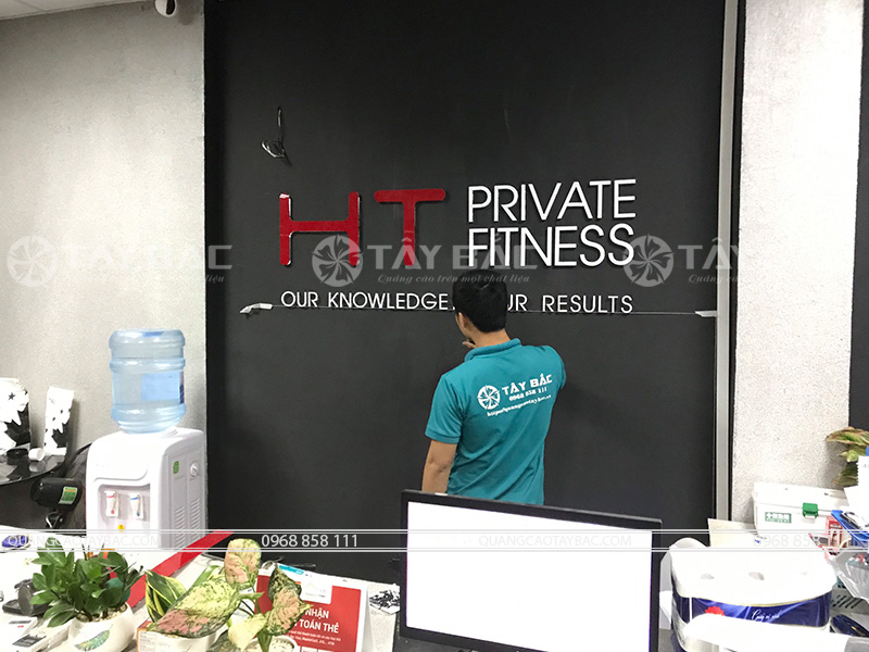 Thi công biển quảng cáo Fitness HPF