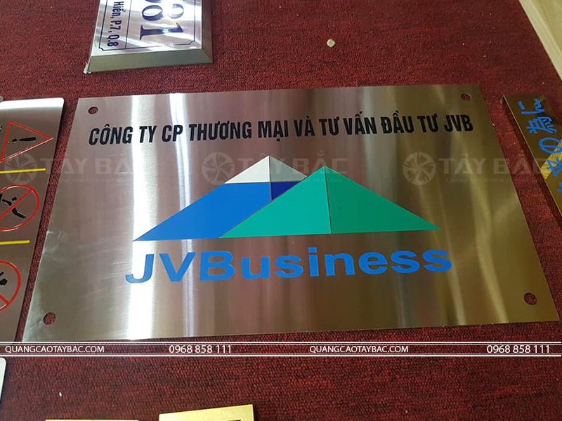 Biển công ty JVB