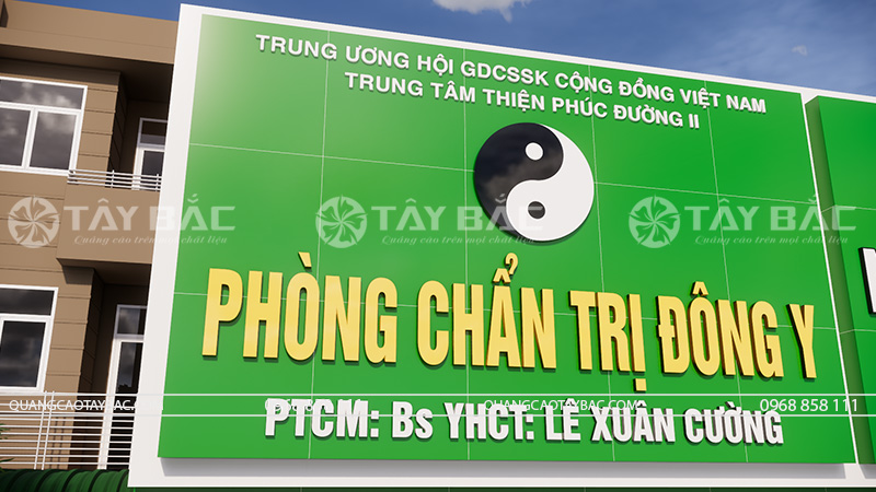 Chụp cận mẫu chữ sử dụng nhà thuốc Thiên Hương