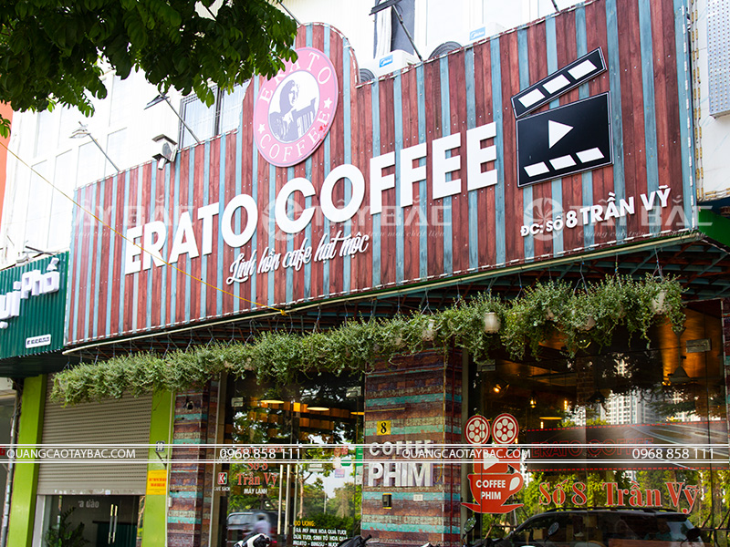 Biển quảng cáo cafe Erato
