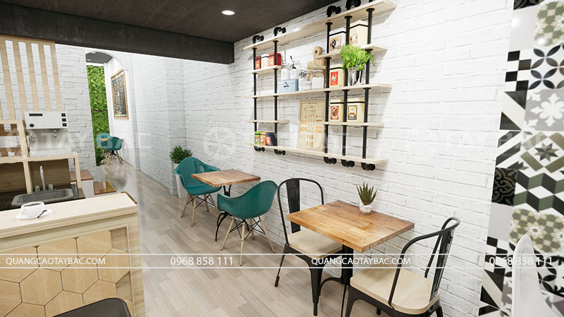 Thiết kế biển hiệu coffee PG