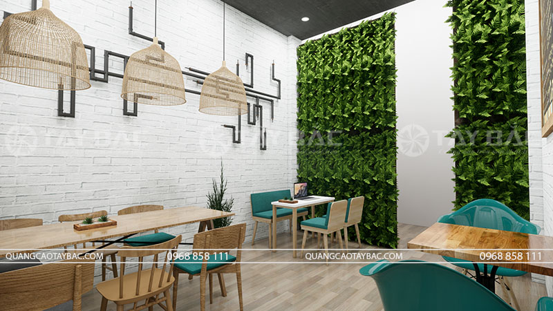 Thiết kế biển hiệu coffee PG