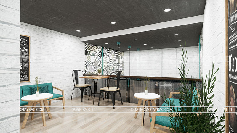 Thiết kế biển hiệu coffee PG