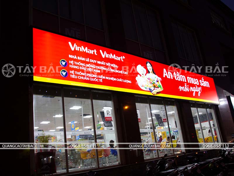 Biển quảng cáo hộp đèn Vinmart